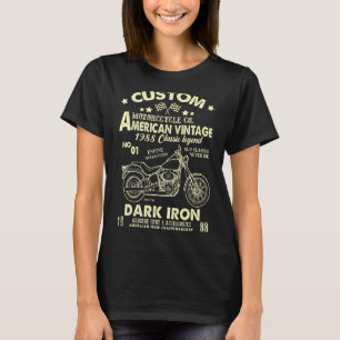 Cool Motorcycle Co. 1988 Birthday American T-shirt