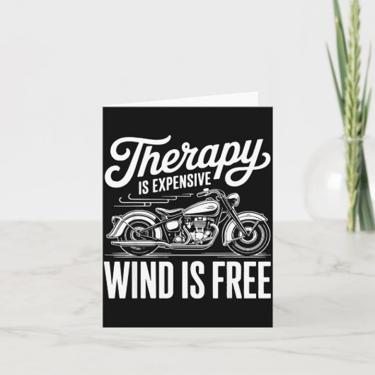 Cool Motorcycle Men Biker Rider Motor Cycle Lovers Kaart (Voorkant)