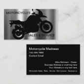 Cool Motorcycle Thema Visitekaartjes (Voorkant / Achterkant)