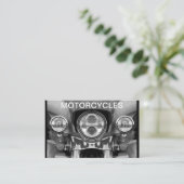 Cool Motorfiets Monteur Visitekaartje (Staand voorkant)