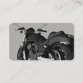 Cool motorfietsthema visitekaartje (Achterkant)