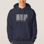 Cool Mountain klimmer Man Colorful Barcode Hoodie (Voorkant)