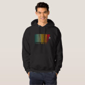 Cool Mountain klimmer Man Colorful Barcode Hoodie (Voorkant volledig)