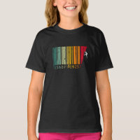Cool Mountain klimmer Man Colorful Barcode