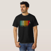 Cool Mountain klimmer Man Colorful Barcode T-shirt (Voorkant volledig)