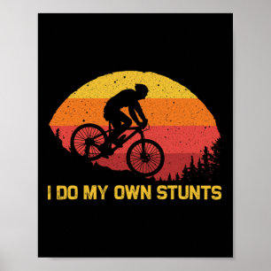Cool Mountainbiken voor mannen vrouwen Biker Mtb F Poster