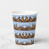 Cool Mountains Papieren Bekers (Achterkant)