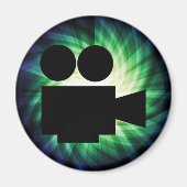 Cool Movie Camera; Video Film Magneet (Voorkant)