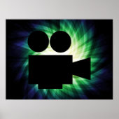 Cool Movie Camera; Video Film Poster (Voorkant)
