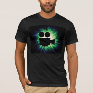 Cool Movie Camera; Video Film T-shirt