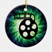Cool Movie Reel Keramisch Ornament (Voorkant)