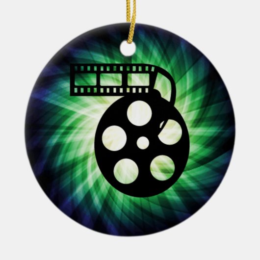 Cool Movie Reel Keramisch Ornament (Voorkant)