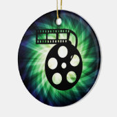 Cool Movie Reel Keramisch Ornament (Links)