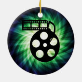 Cool Movie Reel Keramisch Ornament (Achterkant)