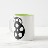 Cool Movie Reel Tweekleurige Koffiemok (Voorkant links)