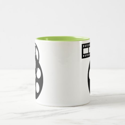 Cool Movie Reel Tweekleurige Koffiemok (Center)