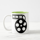 Cool Movie Reel Tweekleurige Koffiemok (Links)
