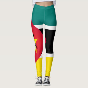 Cool Mozambique Vlag Mode Leggings