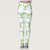 Cool Mr Pickle-ball Pattern Leggings (Voorkant)