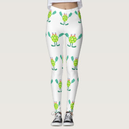 Cool Mr Pickle-ball Pattern Leggings