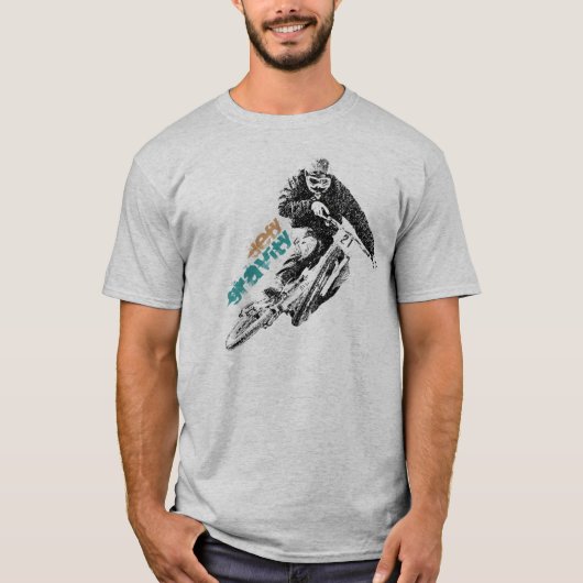 Cool Mtb Design TShirt - volledig ! (Voorkant)