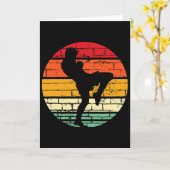 Cool Muay Thai-cadeau martial arts instructeur, Ki Kaart (Gele Bloem)