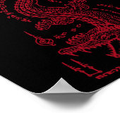 Cool Muay Thai Kickboksen Voor Mannen Poster (Hoek)
