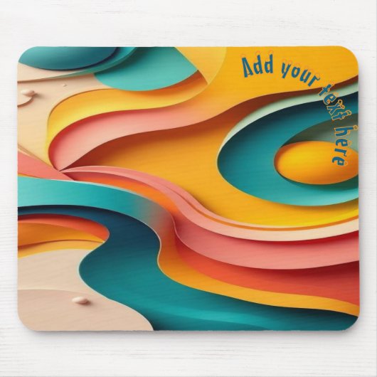 Cool muismat 3d kleur (Voorkant)