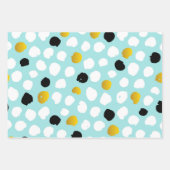 Cool Multi-Color Modern Design Kerstcadeau Inpakpapier Vel (Voorkant 3)