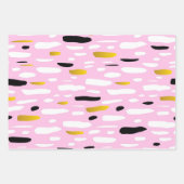 Cool Multi-Color Modern Design Kerstcadeau Inpakpapier Vel (Voorkant 2)