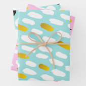 Cool Multi-Color Modern Design Kerstcadeau Inpakpapier Vel (In situ)