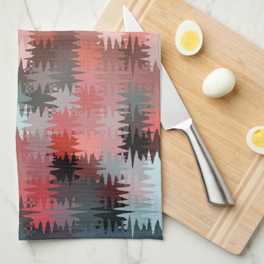 Cool Multi-Color Pattern Theedoek (Quarter Fold)