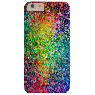 Cool Multicolor Retro Glitter & Sparkles Patroon 2 Barely There iPhone 6 Plus Hoesje