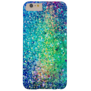 Cool Multicolor Retro Glitter & Sparkles Patroon 3 Barely There iPhone 6 Plus Hoesje