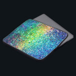 Cool Multicolor Retro Glitter & Sparkles Patroon Laptop Sleeve<br><div class="desc">Coll multicolor retro glitter en sparkles patroon.</div>