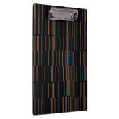 Cool Multicolor Striped Patroon Klembord (Rechts)