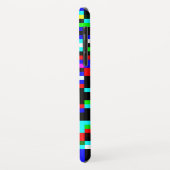 COOL Multicolor Vierkant Streeppatroon Case-Mate iPhone Case (Achterkant/links)