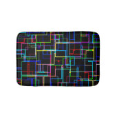 COOL Multicolored Striped Patroon Badmat (Voorkant)
