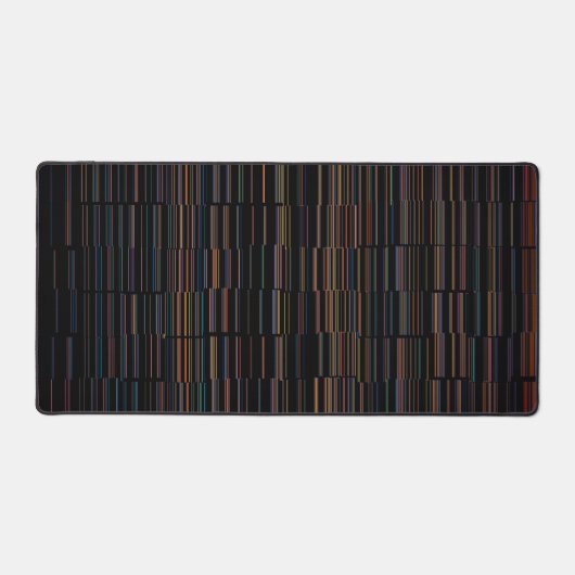 COOL Multicolored Striped Patroon Bureaumat (Voorkant)