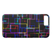 COOL Multicolored Striped Patroon Case-Mate iPhone Case (Achterkant (Horizontaal))
