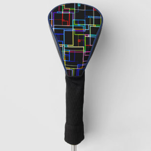 COOL Multicolored Striped Patroon Golfheadcover