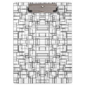 COOL Multicolored Striped Patroon Klembord (Voorkant)