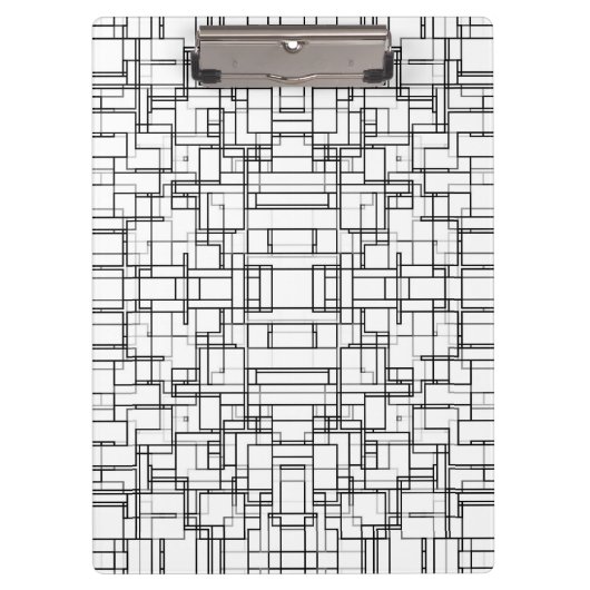 COOL Multicolored Striped Patroon Klembord (Voorkant)