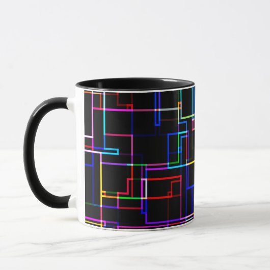 COOL Multicolored Striped Patroon Mok (Links)