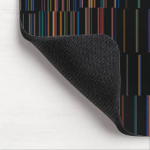 COOL Multicolored Striped Patroon Muismat (Hoek)