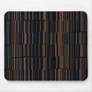 COOL Multicolored Striped Patroon Muismat