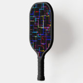 COOL Multicolored Striped Patroon Pickleball Paddle (Links)