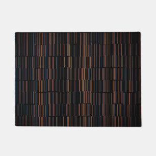 Cool Multicolored Stripes Deurmat