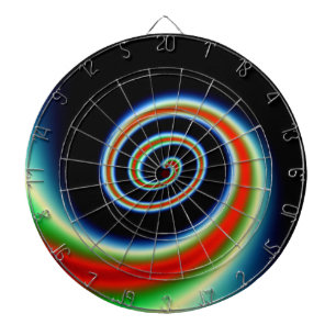 COOL Multicolored Swirl Dartbord