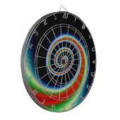 COOL Multicolored Swirl Dartbord (Voorkant Links)